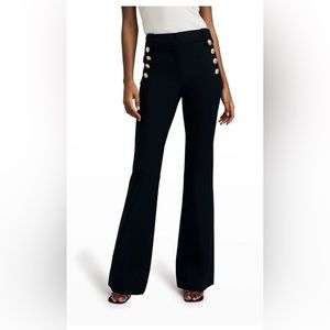 Derek Lam 10Crosby - Robertson Flare Trousers - Black Size 10 NWT
